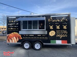 2022 8' x 16' Kitchen Food Trailer with Fire Suppression System | Concession Trailer