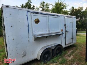 17' Kitchen Food Concession Trailer | Mobile Street Vending Unit