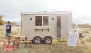 TURNKEY - 8.5' x 18.5' Shaved Ice Concession Trailer with Solar Panel