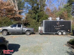 TURNKEY - 2017 8' x 18' Kitchen Food Concession Trailer with 2006 Dodge Ram 3500 Pickup Truck