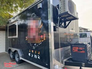 NEW TURNKEY - 2023 8' x 16' Concession Trailer Tacos / Gyros Mobile Kitchen w/ Fire Suppression