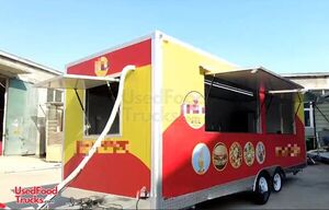 Never Used - 2023 7' x 18' Custom Built Food Concession Trailer | Mobile Vending Unit