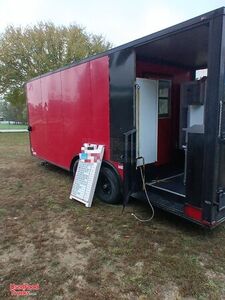 2022 - 8.5 x 20 Kitchen Food Concession Trailer with Back Porch