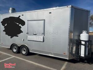 2021 8.5' x 18' Freedom Kitchen Food Trailer with Bathroom | Concession Trailer