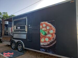 Loaded - 2014 8' x 16' Wood Fired Pizza Concession Trailer w/ Custom Deck