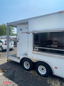 Well Equipped - 6' x 12' Barbecue Food Trailer with 6' Porch