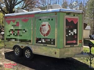 2016 7.5' X 16' Mobile Frozen Yogurt Trailer | Ice Cream Concession Trailer