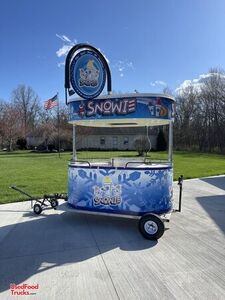 2008 5' x 10' Snowie Shaved Ice Kisok on Trailer Snowball Concession Stand