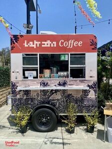 FULLY PERMITTED w/ A Grade - 2023 7.5' x 8' Solar-Powered Coffee Concession Trailer