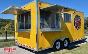 TURNKEY - 2013 8.6' x 18' Kitchen Food Concession Trailer with Bathroom & Pro-Fire Suppression