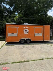 26' Kitchen Food Concession Trailer with Bathroom & Pro-Fire Suppression
