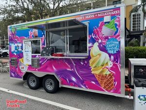 LOADED 2023 - 8' x 16' Soft Serve Ice Cream Concession Trailer