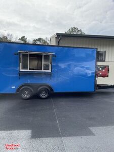 Like New - 2024 8.5' x 18' Mobile Kitchen Food Concession Trailer with Fire Suppression System