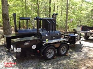 Custom Built - 2016 16' Open BBQ Smoker Trailer | Concession Trailer