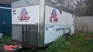Versatile - 18' Shaved Ice Trailer Snowball Concession Unit