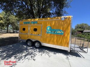 Like-New - 2016 8.5' x 18.5' Kitchen Food Concession Trailer with Pro-Fire Suppression