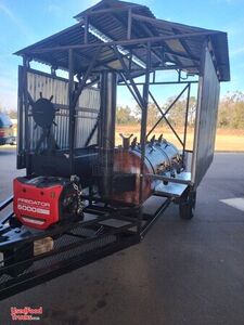 Custom Built 2024 Open BBQ Smoker Trailer Concession Trailer