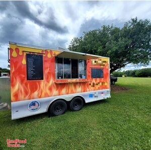 2019 8.5' x 16' Diamond Cargo Kitchen Food Concession Trailer with Pro-Fire Suppression