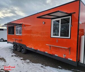 Custom-Built - 2023 8.4' x 26' Barbecue Food Concession Trailer with Pro-Fire Suppression