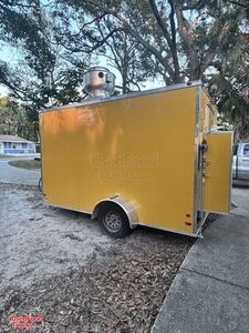 Like New - 2025 7' x 12' Kitchen Food Concession Trailer with Fire Suppression System