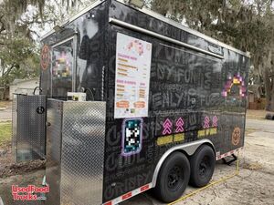 2024 8.5' x 14' Kitchen Food Concession Trailer with Pro Fire System