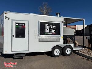 Turnkey - 2022 Woodfired Pizza Concession Trailer with Porch