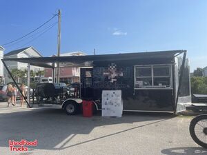 TURNKEY - 2022 8.5' x 12' Barbecue Food Concession Trailer with 12' Porch