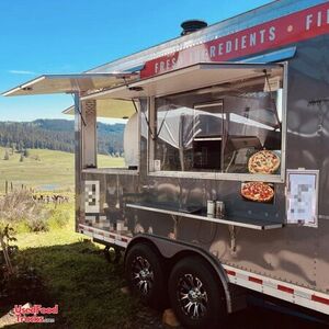 2022 - 8' x 22'  Wood Fired Pizza Concession Trailer | Mobile Pizza Unit