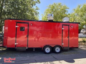 Like-New - 2023 8' x 20' Barbecue Food Concession Trailer with Pro-Fire Suppression