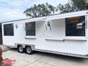 2020 8' x 24' Barbecue Food Trailer with Porch | Food Concession Trailer