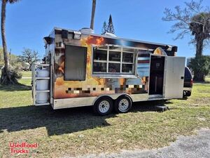 2022 8.5' x 18' Kitchen Food Concession Trailer with Pro Fire System