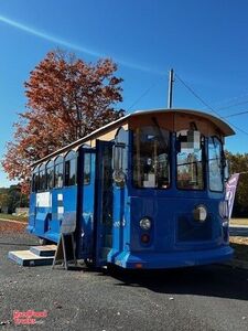 Unique - 2001 Blue Bird Trolley Coffee and Beverage Bus