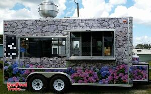 TURNKEY - 8.5' x 16' Crepe Concession Trailer with Pro-Fire Suppression