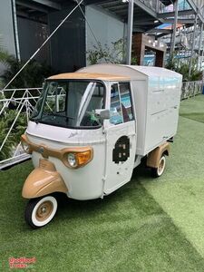 2023 Piaggio City Ape Mobile Tap Tricycle Beverage Unit w/ 15' Enclosed Cargo Trailer