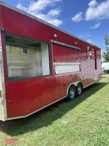 2016 8.5' x 30' Barbecue Kitchen Food Concession Trailer with Pro-Fire Suppression