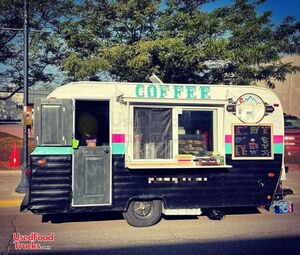Vintage - 1972 6' x 12' Fleetwood Camper Coffee/Espresso Trailer | Beverage Trailer