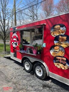 2014 - 8' x 24' Kitchen Food Concession Trailer with Pro-Fire System