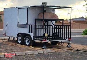 Like New - 2023 8' x 16' Pizza Concession Trailer with Wood-Fired Oven