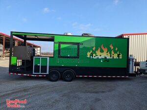 2024 8.5' x 24' Barbecue Food Trailer with Fire Suppression System