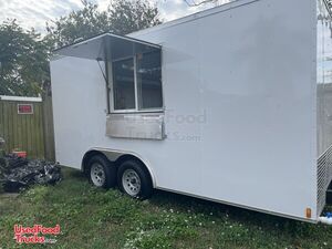 2022 - 8.5' x 16.5' Food Concession Trailer Mobile Kitchen Unit with Pro-Fire System