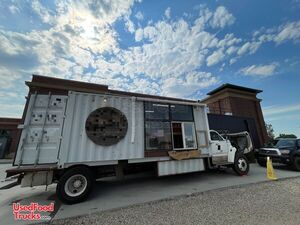 Custom Built - 34' Ford F800 Wood Fired Pizza Truck with Forno Bravo Casa 120 Oven