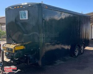 Used - 7' x 18' Food Concession Trailer | Mobile Food Unit