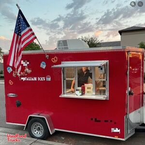 TURNKEY - 2021 7' x 12' Ice Cream Concession Trailer | Mobile Dessert Unit