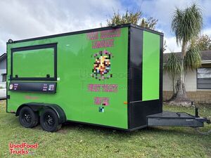 2023 7' x 14' Rock Solid Cargo Food & Beverage Concession Trailer Turnkey Mobile Food Business