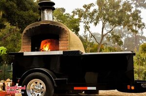 2009 6.5' x 9' Pizza Trailer with Wood- Fired Forno Bravo / Fire Within Oven