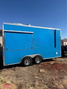 Like New 2018 Worldwide 8.5' x 16' Kitchen Food Concession Trailer w/ Fire Suppression