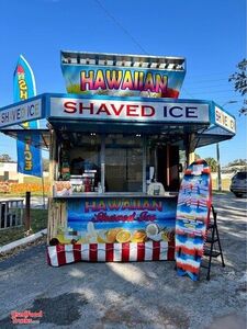 Well Equipped - Carnival Style Hawaiian Shaved Ice Trailer |  Snowball Concession Trailer