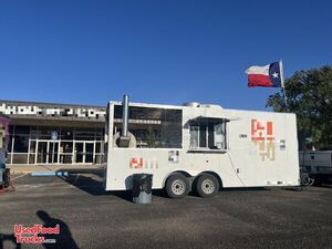 2021 24' Barbecue Kitchen Food Concession Trailer with Custom Smoker