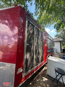 2020 Barbecue Food Concession Trailer with Enclosed Porch + Fire Suppression