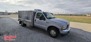 2004 Ford F350 Lunch Serving Canteen Food Truck w/ Thermo King Refrigeration + Plano Catering Box